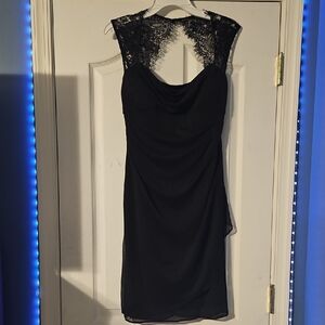 Chic Black Backless Dress